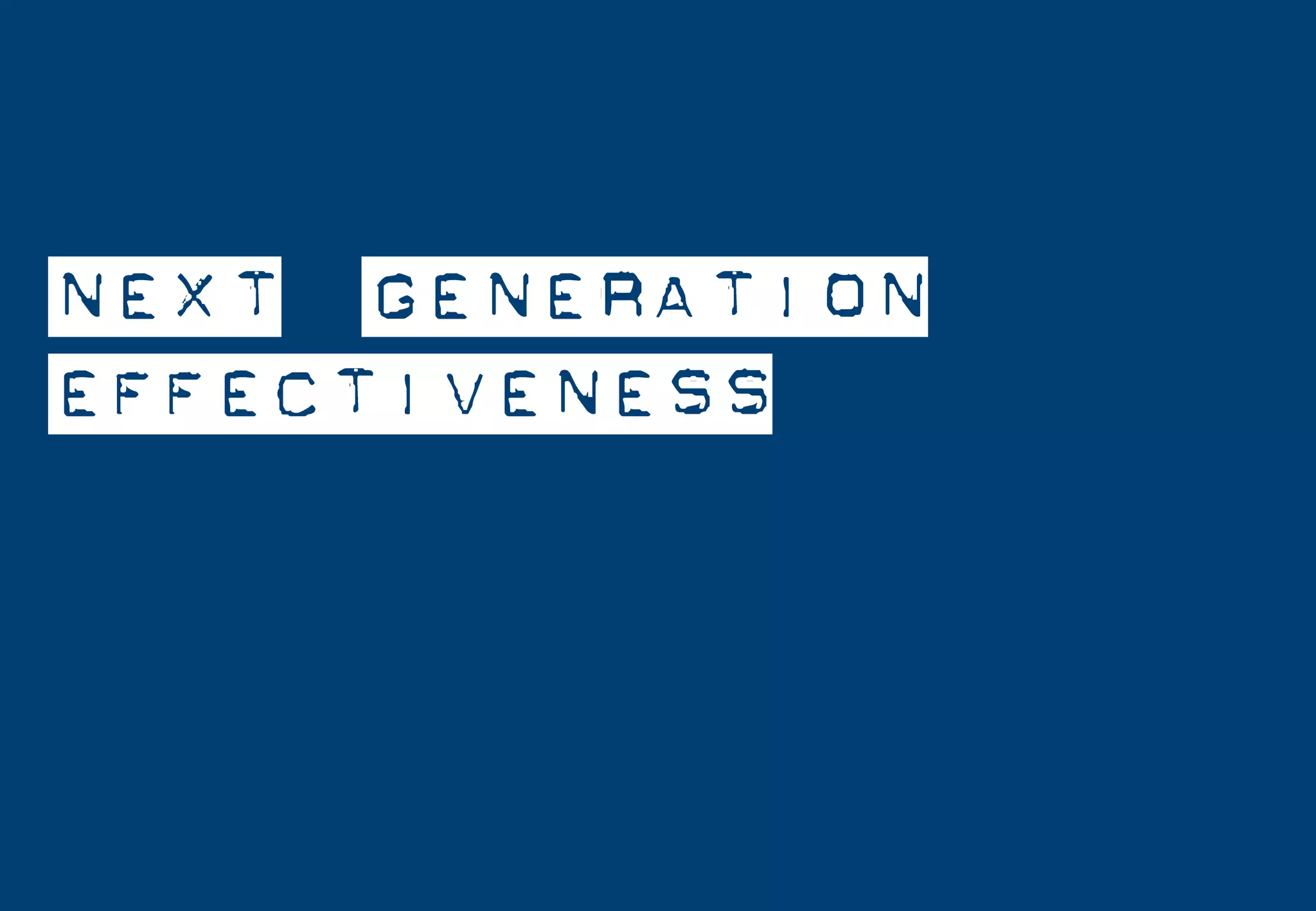 Next
                             Generation
                            Content




Property of Aegis Media. All rights reserved.
 