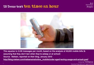 Next

    US Teens text ten   times an hour
                                                                     Generatio...