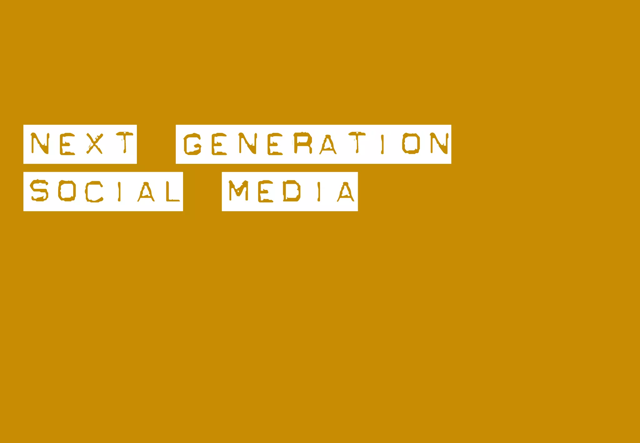 Next
                             Generation
                            Content




Property of Aegis Media. All rights reserved.
 
