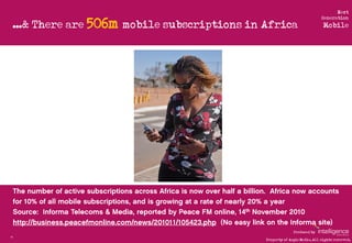 Next

     ...& There are 506m mobile subscriptions in Africa
                                                            ...