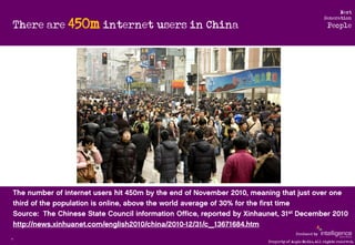 Next

    There are 450m internet users in China
                                                                         ...