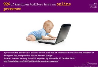 92% of American toddlers have an online                                      Next
                                        ...