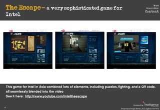The Escape – a very sophisticated game for
                                                                               ...