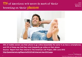 17% of American web users do most of their                                      Next
                                     ...