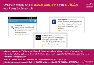 Twitter often makes more   money from mobile
                                                                             ...