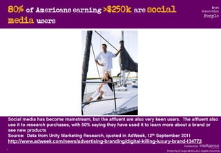 80% of Americans earning >$250k are social                                Next
                                           ...
