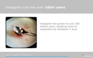 45% of pictures on Instagram have no filter




                                                           Instagram may s...