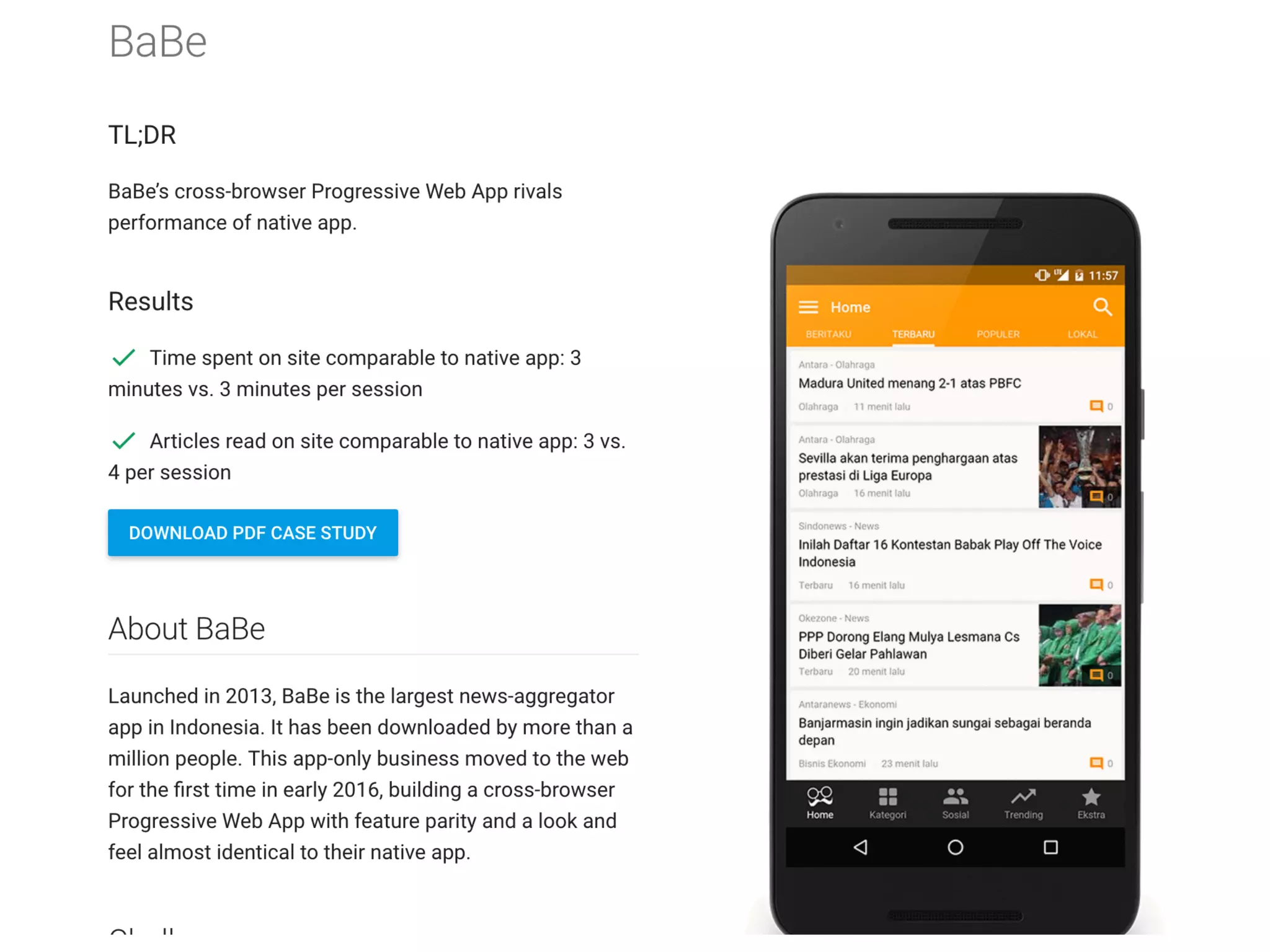 Next Generation Mobile Web  - PWA (Progressive Web App)