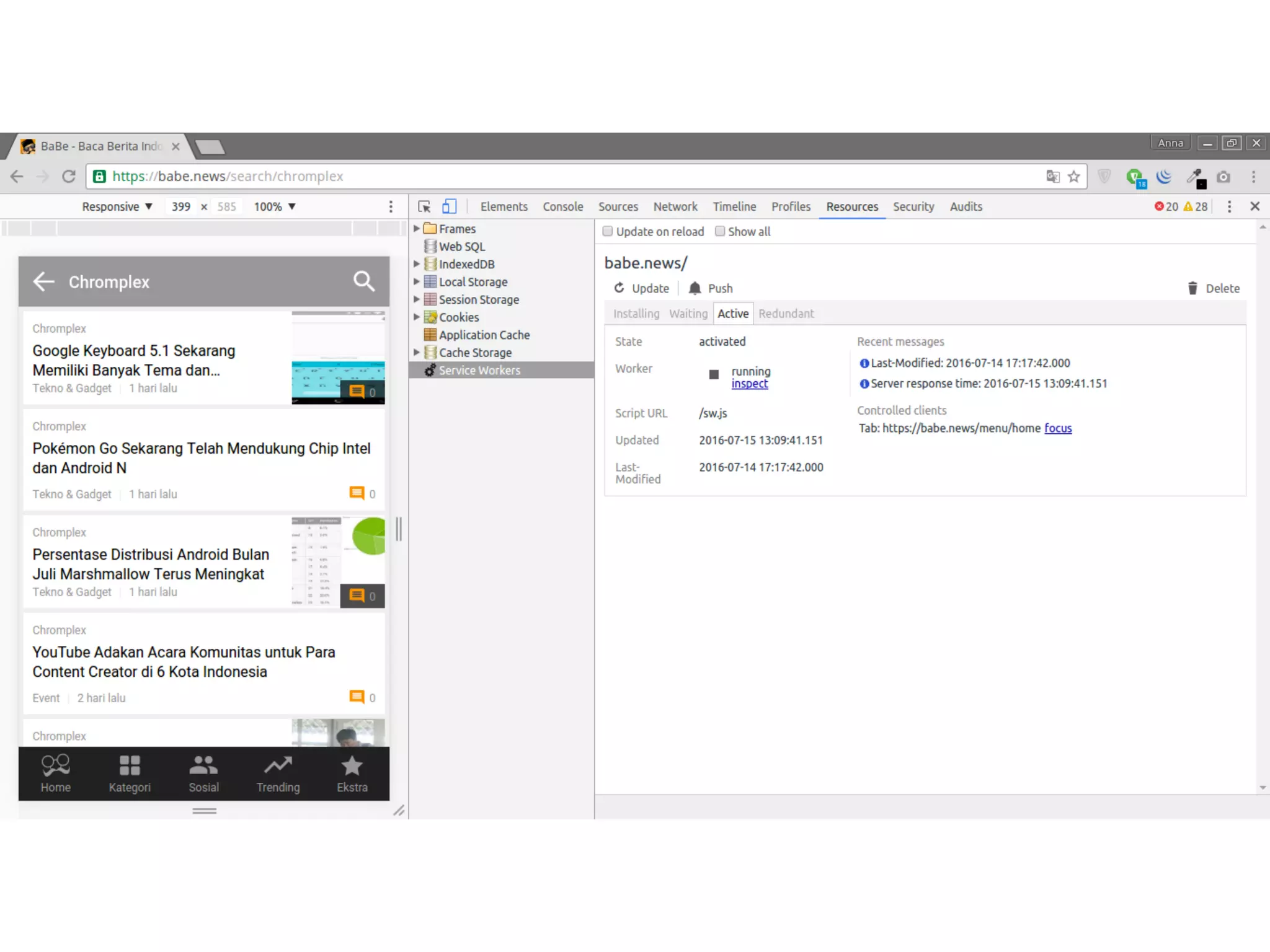 Next Generation Mobile Web  - PWA (Progressive Web App)