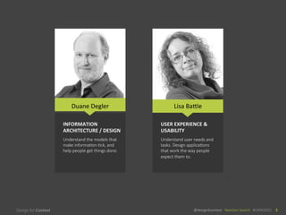 Designing the Next Generation of Search User Experience - Duane Degler ...