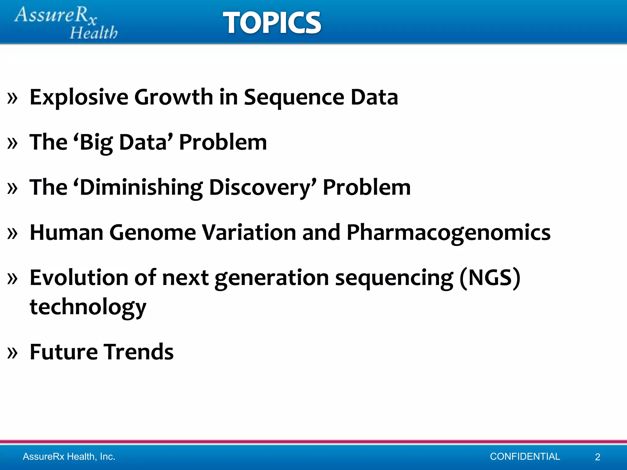 Next generation sequencing in pharmacogenomics | PPTX