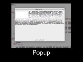 Popup
 