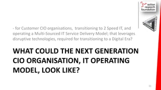 Architecting Next Generatio IT Operating Models Using IT4IT and SFIA | PPSX