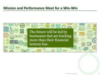 Mission and Performance Meet for a Win-Win




                                   © Amplifier Strategies   18
 