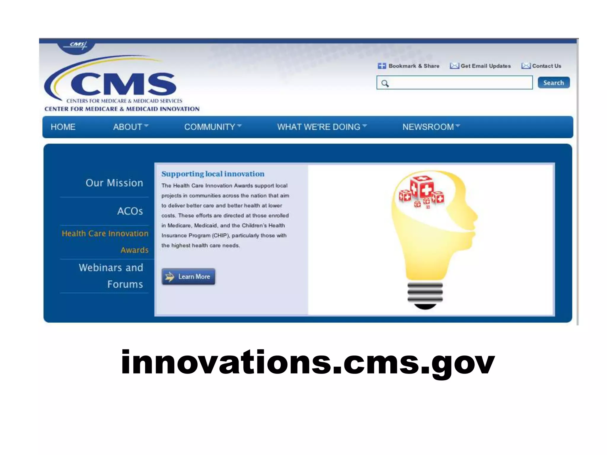 innovations.cms.gov
 