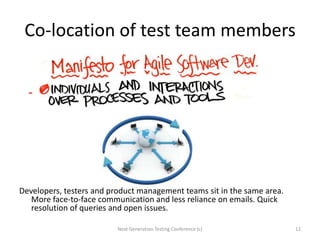 Testing Reliance Image Guide to Agile testing | PPTX