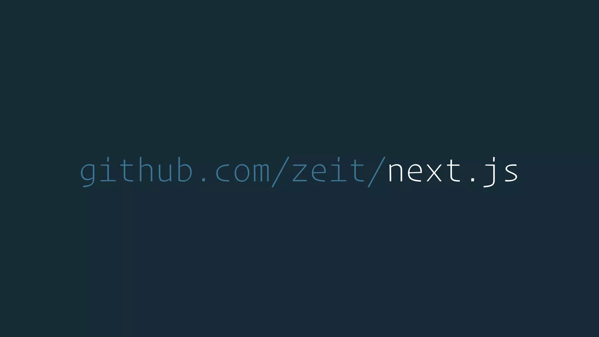 github.com/zeit/next.js
 