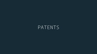 PATENTS
 