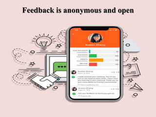 Feedback is anonymous and open
 