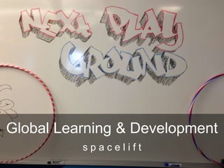 Global Learning & Development
s p a c e l i f t
 