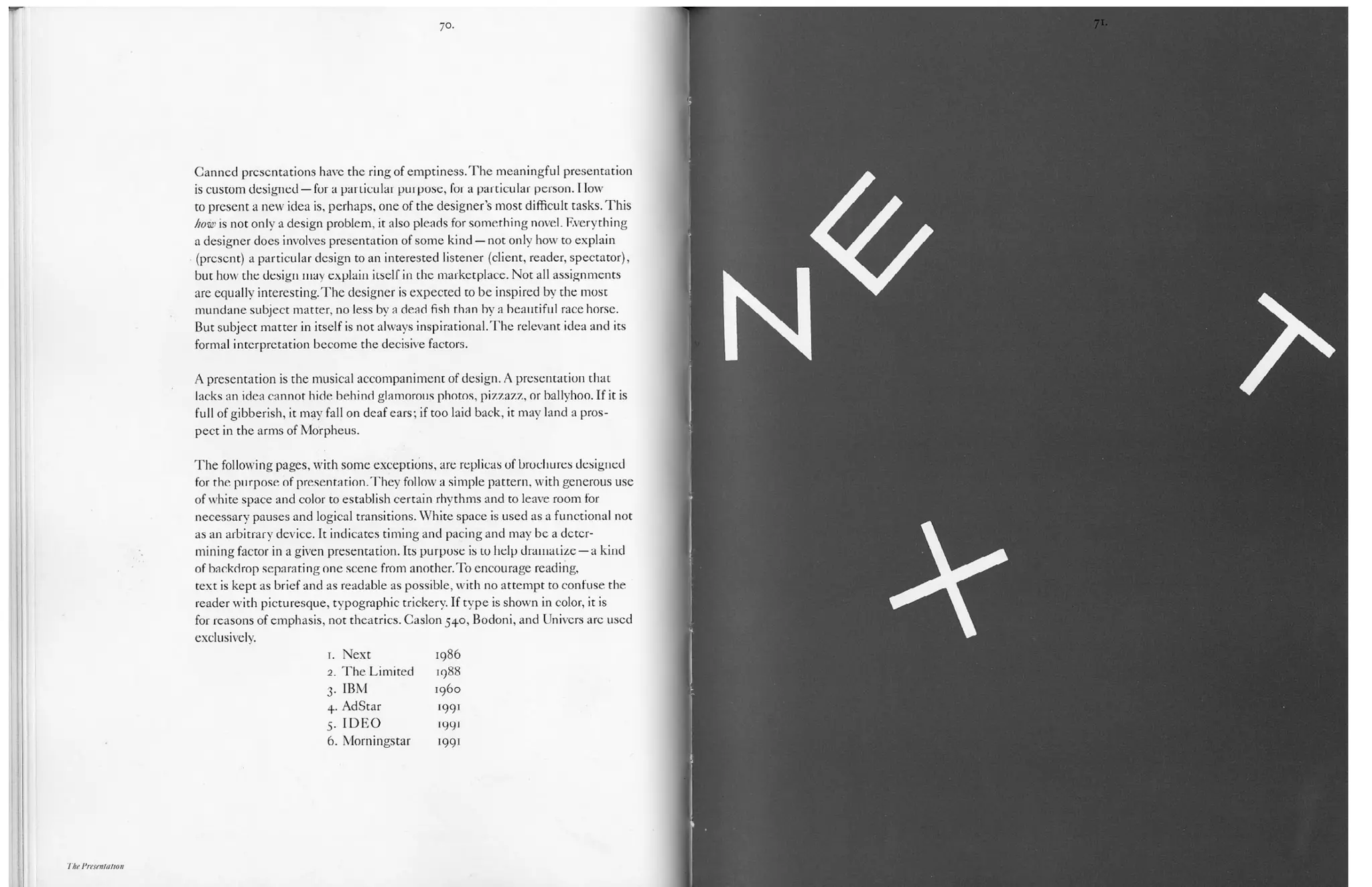 NeXT Logo Presentation by Paul Rand to Steve Jobs | PDF