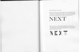 NeXT Logo Presentation by Paul Rand to Steve Jobs | PDF