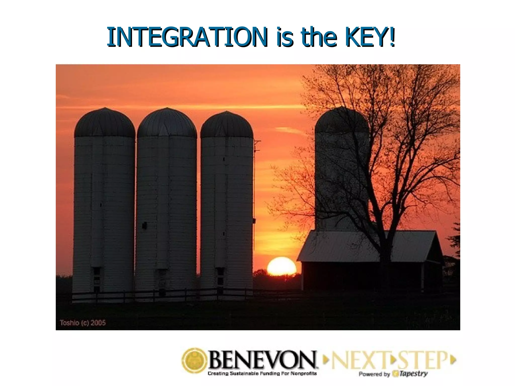 INTEGRATION is the KEY! 