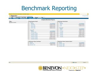 Benchmark Reporting 