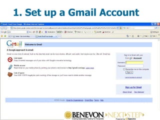 1. Set up a Gmail Account 