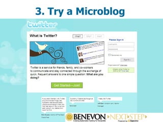 3. Try a Microblog 