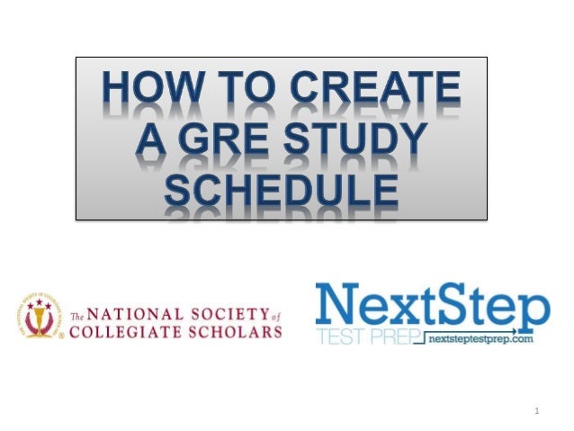 gre study plan