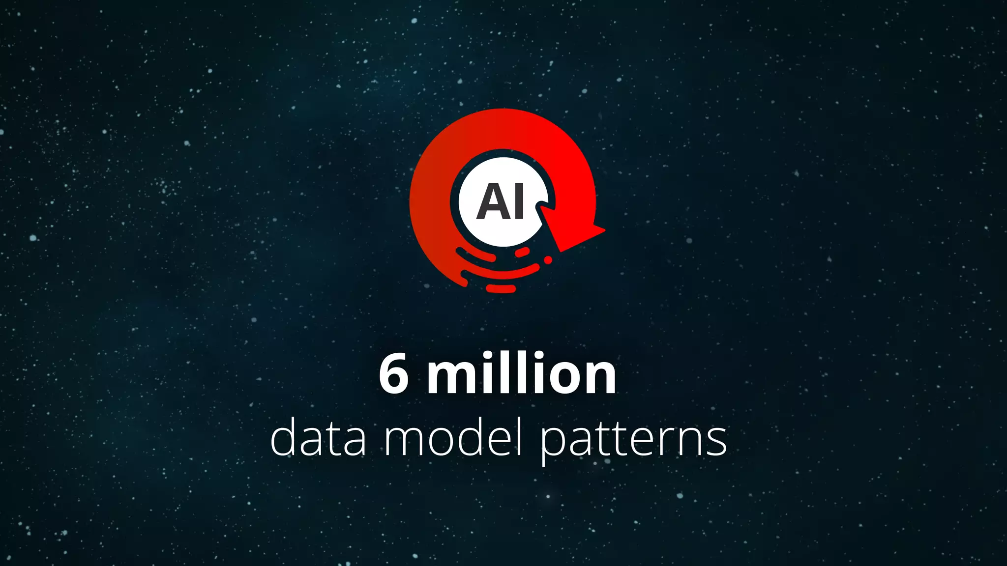 6 million
data model patterns
AI
 
