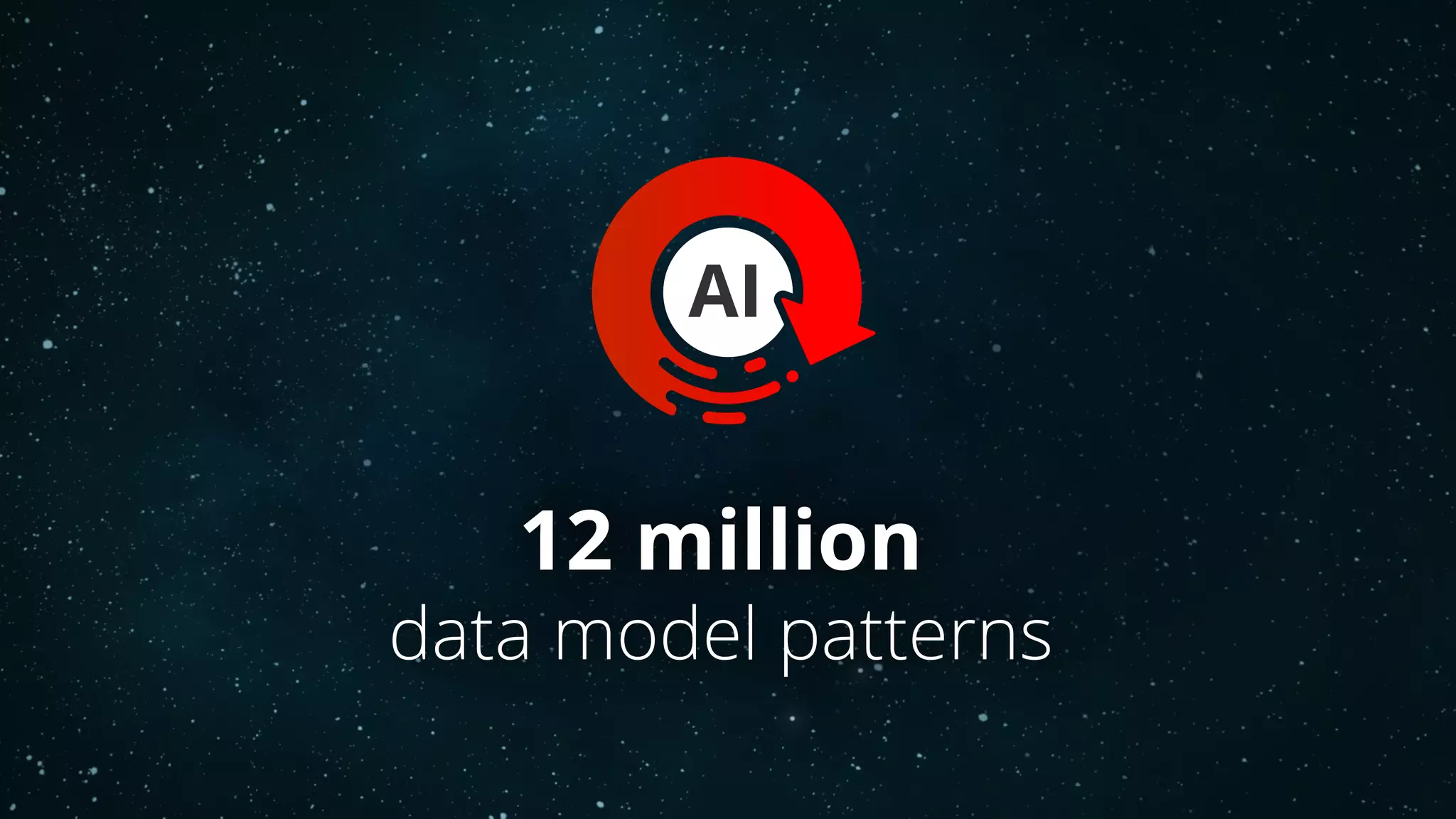 12 million
data model patterns
AI
 