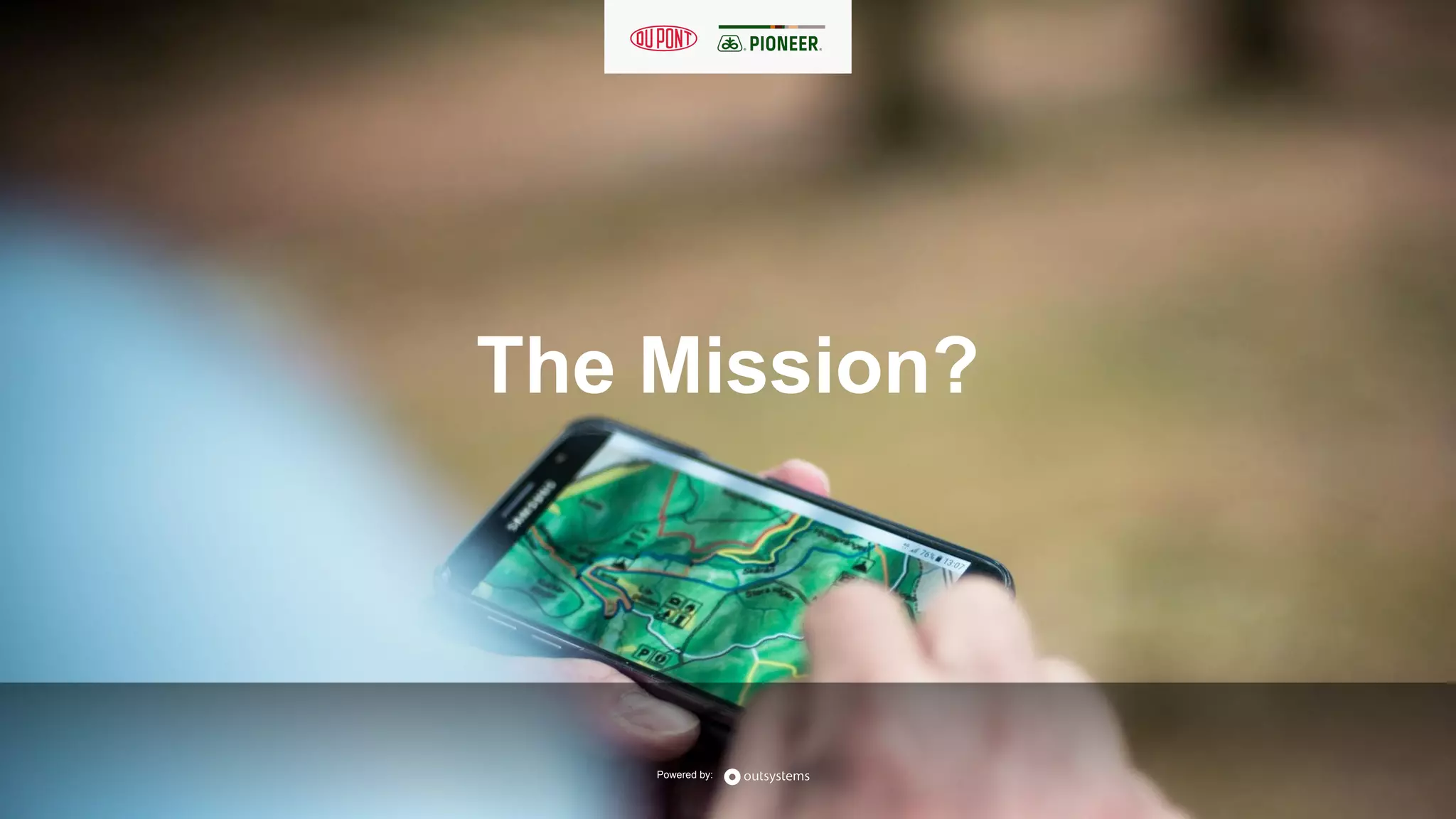 Powered by:
The Mission?
Powered by:
 