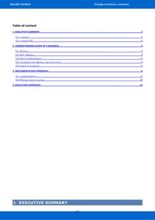 Next Steps In E Business | DOC