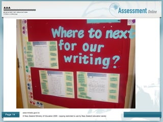 www.minedu.govt.nz
© New Zealand Ministry of Education 2009 - copying restricted to use by New Zealand education sector.
Page 14
 