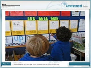 www.minedu.govt.nz
© New Zealand Ministry of Education 2009 - copying restricted to use by New Zealand education sector.
Page 19
 