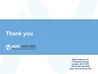 Next Ventures Ltd - Company Presentation