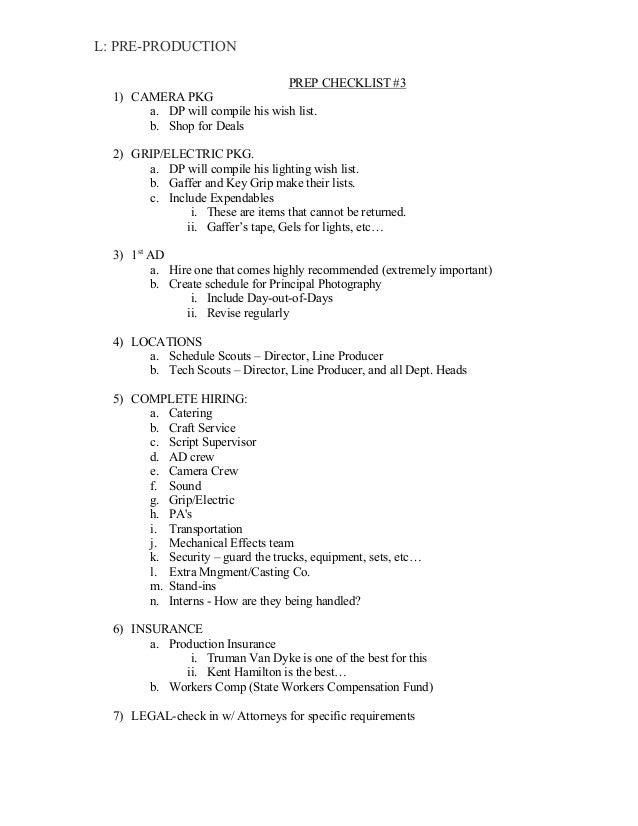 The Producer Handbook