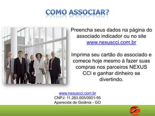 Associado másterO Associado Máster é o associado consumidor que faz opção de adquirir o Painel de Controle Advanced, com muito mais recursos e relatórios, além de ter um Web Site Advanced, mais elaborado e com mais funcionalidades. Com isso, o Associado Máster passa a ter um controlemaior sobre sua rede e aumenta suas possibilidades de sucesso no negócio.           SER MÁSTER É TUDO DE BOM!!!!                            20
