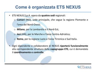 ETS Nexus Presentazione | PPTX