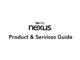 Product & Services Guide 