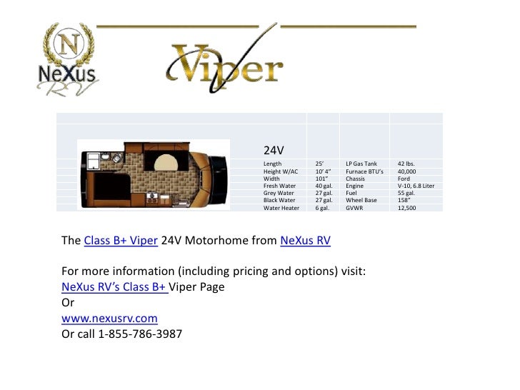 Class B Rv Manufacturers >> NeXus RV class b plus Class B Rv Manufacturers >> NeXus RV class b plus