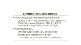 Nexus Virtual Device Context high Level Explanation.