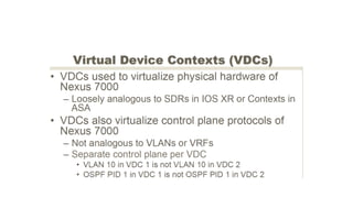 Nexus Virtual Device Context high Level Explanation.