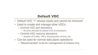 Nexus Virtual Device Context high Level Explanation.