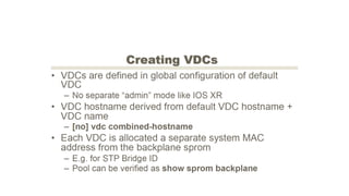 Nexus Virtual Device Context high Level Explanation.
