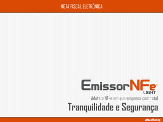 NF-e | Emissor NFe Light 