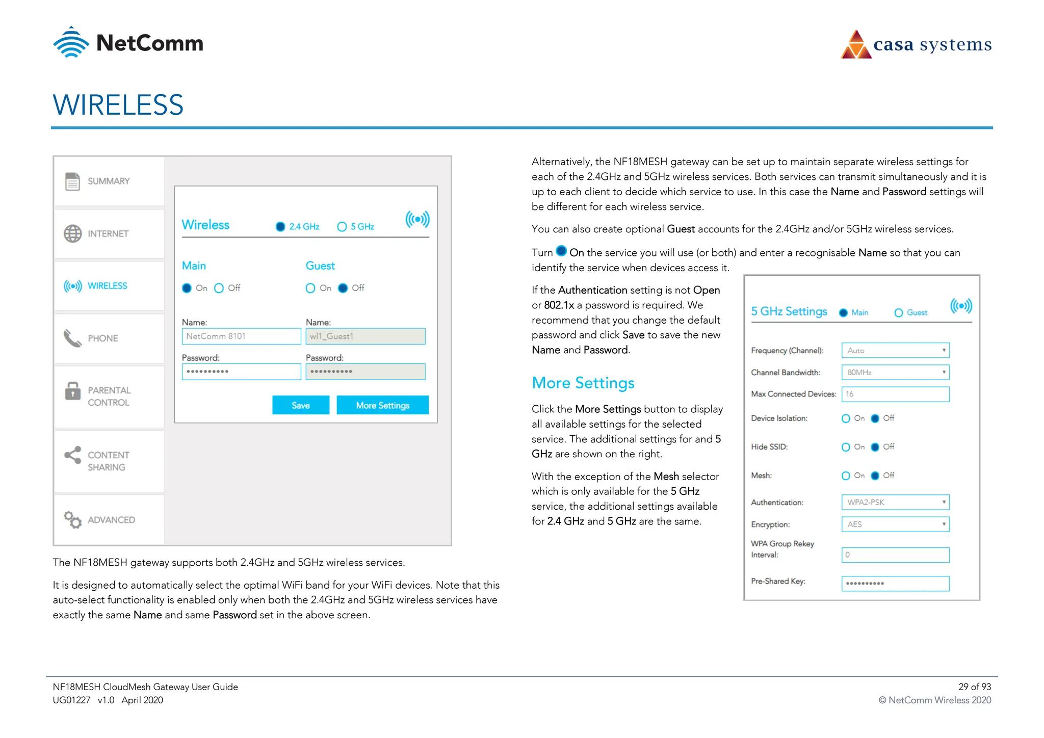 NF18MESH-User-Guide for Netcomm WIFI Router | PDF