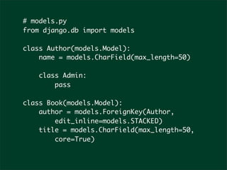 What's New in newforms-admin